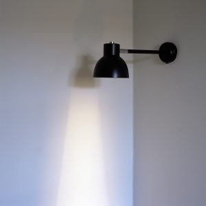Beam of light projected onto a wall 